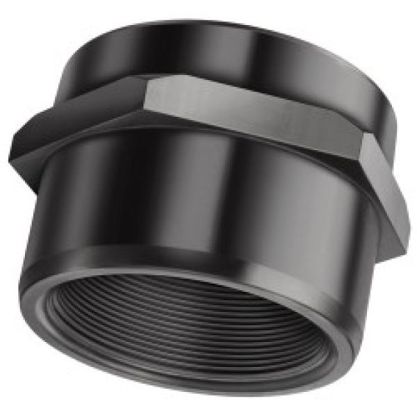 Kunststoff-Übergangsstück 2¾" x 75/90 mm